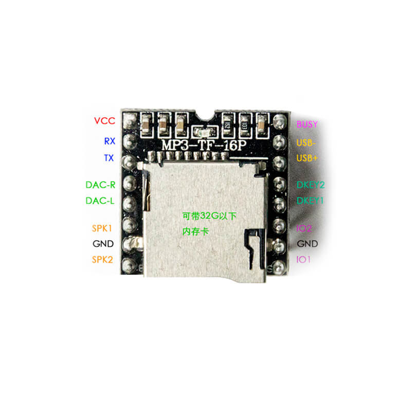 MP3-TF-16P提供串口的MP3？