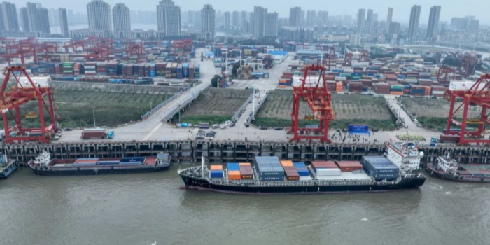 大运河鄂州段运量增长8%，江阴港海铁联运破6万标箱
